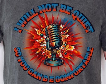 Political Activist T-Shirt, Anti-Trump Pro-Democracy, Comfort Colors