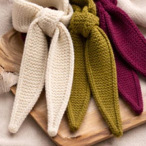 ソフィー・スカーフの編み図｜初心者向けiコード・ネッカチーフのチュートリアル（PDFダウンロード）