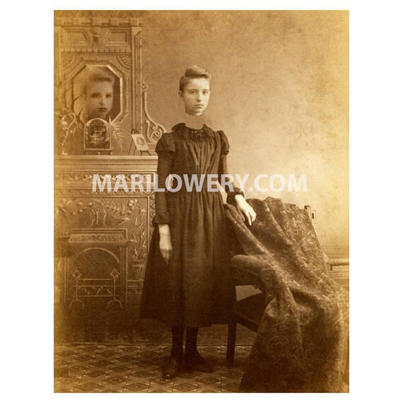 Haunting Art Print Halloween Decor 8 5 X 11 Inch Print Etsy