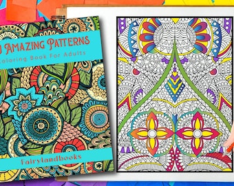 Mandala Malbuch für Erwachsene, 50 handgezeichnete Designs (PDF)