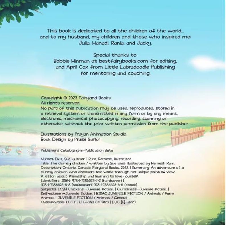 The Clumsy Chicken. A Rhyming Inspirational Flip Audio Book for Kids ...