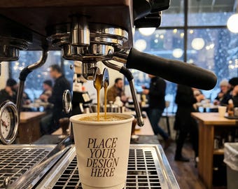 Kaffeetasse Mockup, View Cafe PSD