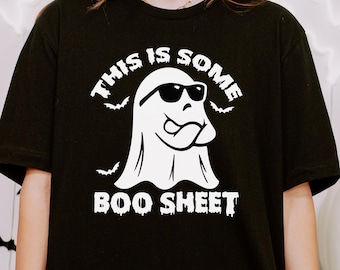 これはブーイングシートTシャツ - ハロウィンゴーストシャツ