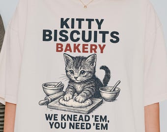 Camiseta divertida de la panadería "We Knead Em" de Comfort Colors.