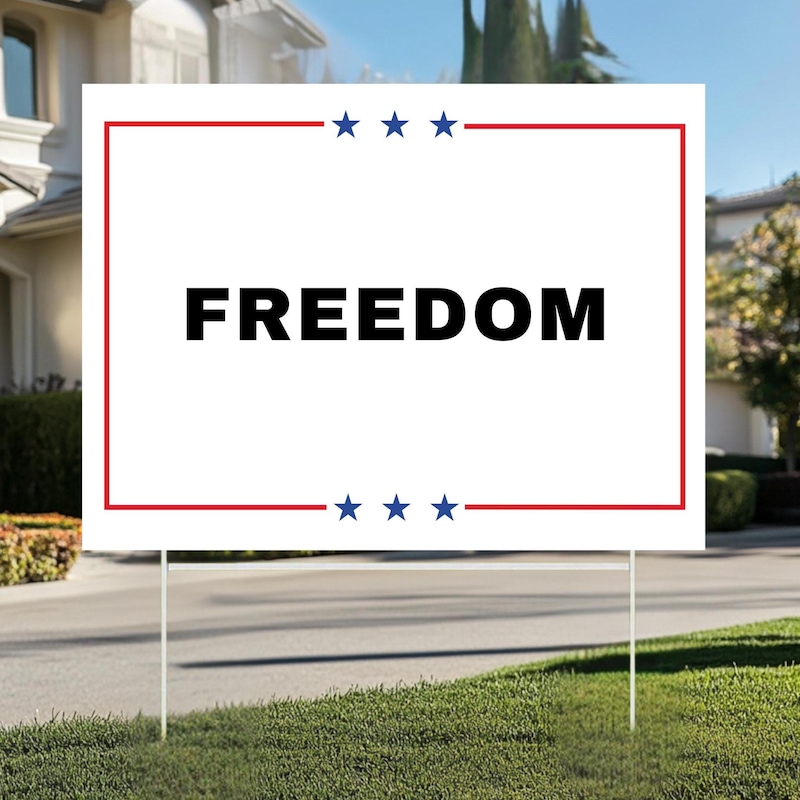 Freedom Sign - Etsy