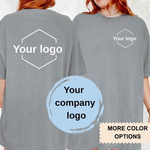 Custom Shirt, Custom Logo Shirt Personalized Text Tshirt, Your Photo Shirt, Matching Shirt, Business Logo Shirt, Custom Tee Comfort Colors®