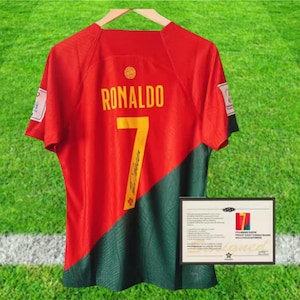 Signed Shirt Cristiano Ronaldo Portugal Jersey (Read Description)