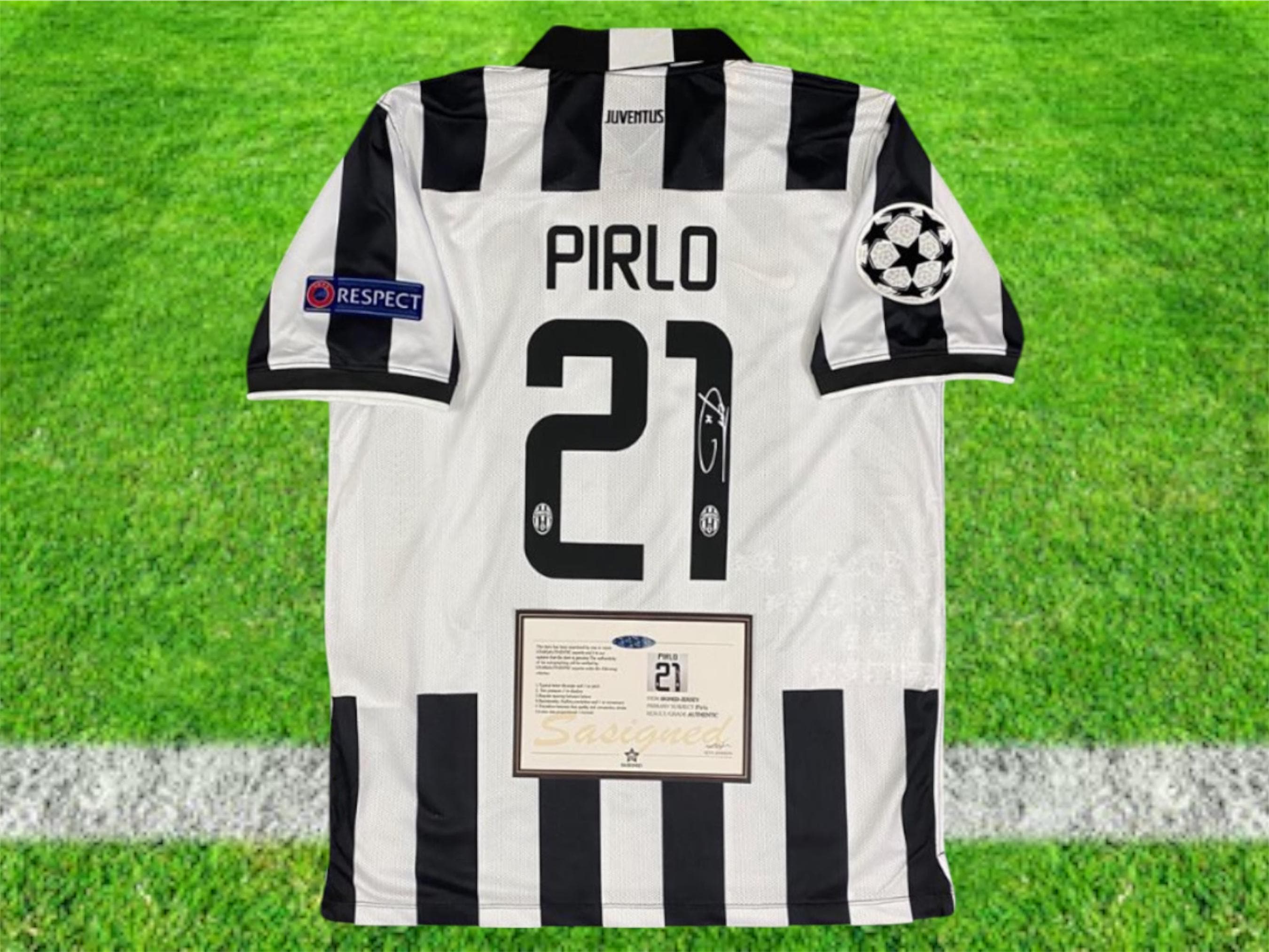 アンドレア・ピルロ 直筆サイン入りユニフォーム ユベントス　アウェイ アンドレア・ピルロ 直筆サイン入りユニフォーム ユベントス