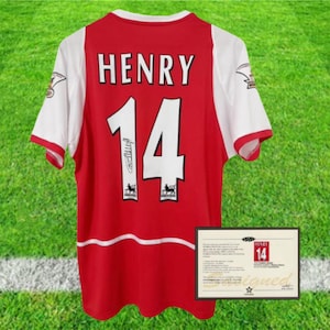 Signed Thierry Henry Arsenal 03/04 shirt (Read description)