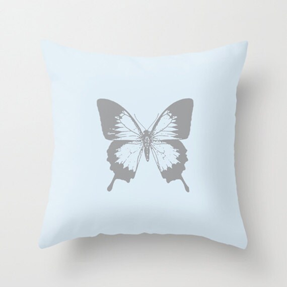 Pillow Throw Pillow Cover Butterfly Pillow Pillow Cover Etsy