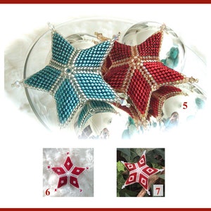 Star Ornament Tutorial with 3 Diamond Patterns