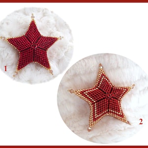 Star Ornament Tutorial with 2 Patterns, Bordered Solid Star & Wide Border with Inner Star