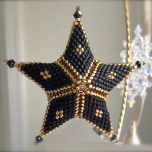Zelfstudie sterornament met 3 ruitpatronen