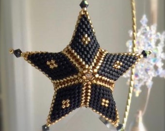 Star Ornament Tutorial with 3 Diamond Patterns