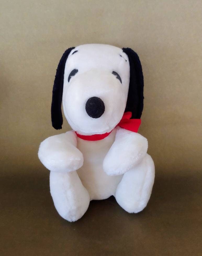 Vintage 1968 Snoopy Dog Plush Radio From Radioshack Etsy Australia