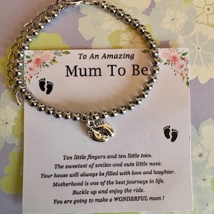 mum to be gift bracelet