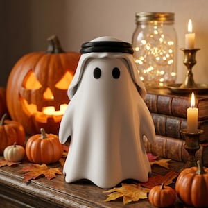 Fantasma arabo STL / Statuetta di fantasma mediorientale per Halloween / Decorazione culturale / File per stampa 3D