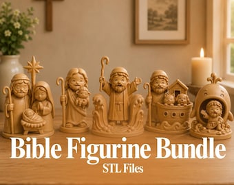 Bible Figurine Bundle STL Files