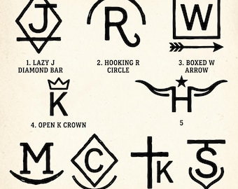 Custom Horse Freeze Brand Design | Cattle Brand Logo | Ranch Mark |Western Livestock Brand | Personalized Equine Brand |Branding Iron Design