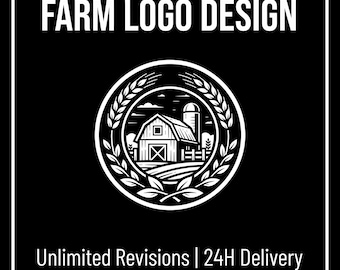 Custom Farm Logo Design | Personalized Ranch Logo | Cattle Farm Logo SVG PNG | Family Farm Business Logo | Farm Name Logo File