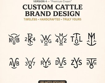 Ranch Business Logo Design |Cattle Company Branding Package |Professional Livestock Logo|Western Company Brand Identity |Commercial Use Logo