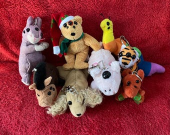 Weirdcore Upcycled Plush Keychains