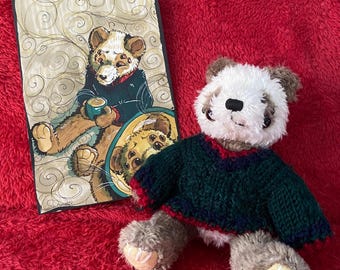 Weirdcore Upcycled Cozy Panda Anthro Plush