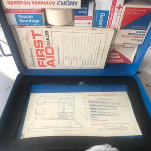 Vintage First Aid Kit by Johnson and Johnson