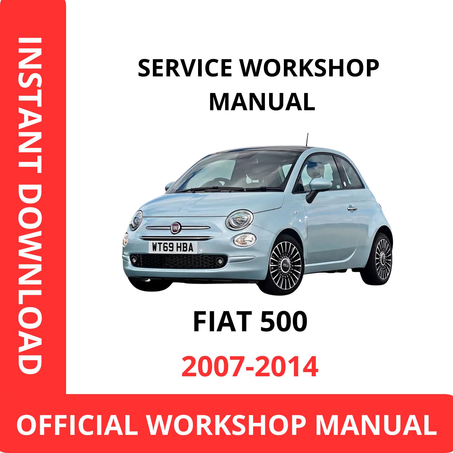 Fiat 500 Workshop Manual - Etsy
