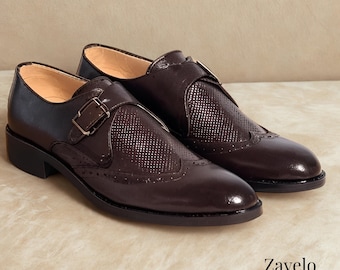 Vintage Church's Monk Strap Shoes Custom Grade Westbury US Size 10