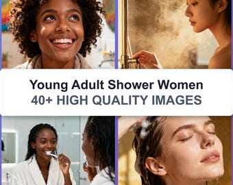 Serene Shower Moments - Eine Fotosammlung