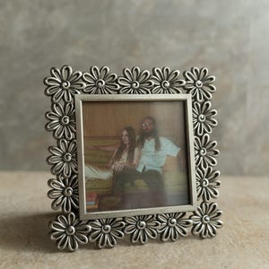 Floral Border Picture Frame