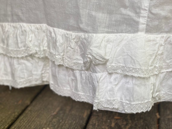 Rare Antique Victorian Civil War Era Petticoat ho… - image 3