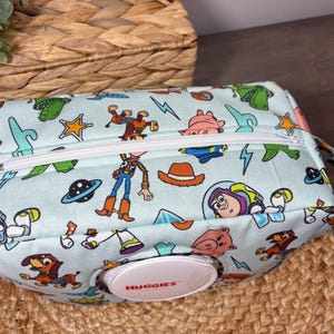 Toy Story Diaper & Wipe Pouch | Stroller Bag | Functional Baby Gift | On-the-Go Mom image 3