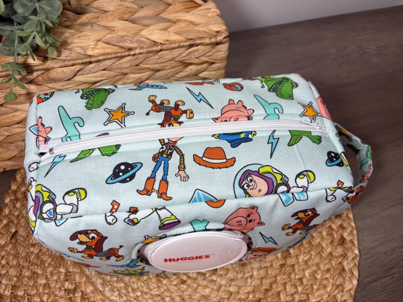Toy Story Diaper & Wipe Pouch | Stroller Bag | Functional Baby Gift | On-the-Go Mom image 3