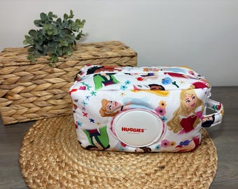 Princess Diaper & Wipe Pouch | Stroller Bag | Functional Baby Gift | On-the-Go Mom