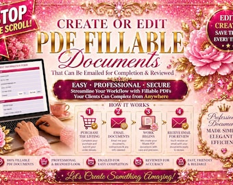 Fillable PDF Form Creation: Online Agreements & Contracts (PDF)