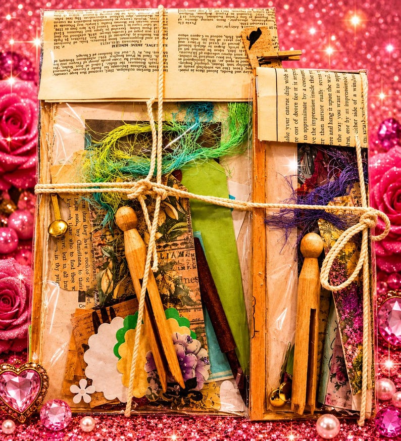 Vintage Book Pages Ephemera Pack | Junk Journal Collage Scrapbook ...