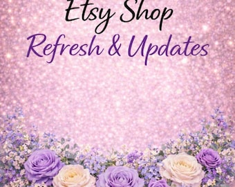 Etsy Shop Refresh & Updates | Shop Banner, About Section, Shop Policies, Welcome | Etsy SEO Optimization Service | Virtual Assistant Help