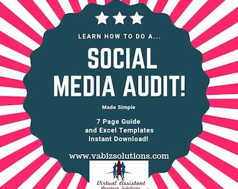 Social Media Audit DIY DFY Social media management Social media audit guide templates Learn how to do a social media audit done for you