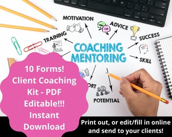 Client Coaching Kit Agreement Virtual Assistant Freelancer Business Owner Life Coach Independent Contract Intake Forms Trending Now