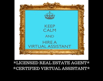 Real Estate Virtual Assistant Social Media Listings descriptions multiple listings email marketing CRM systems client customer help services