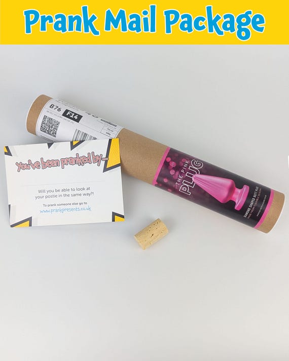 Butt Plug Prank Mail: Funny Gag Gift, Fake Package - Etsy