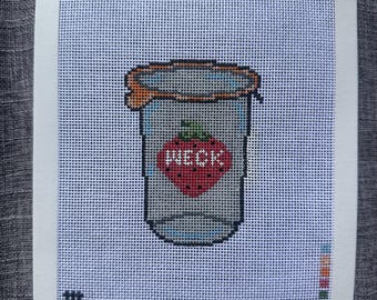 WECK Jar Needlepoint Canvas