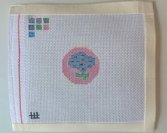 Mini hortensias redondas para bordado