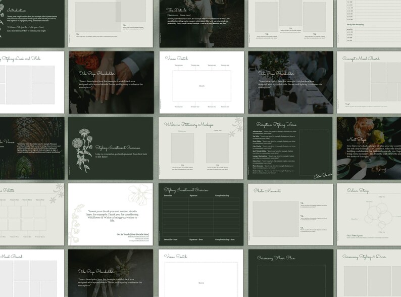 Mall för kundförslag för bröllopsstylist: Redigerbar Google Slides-presentation (direkt nedladdning) bild 4