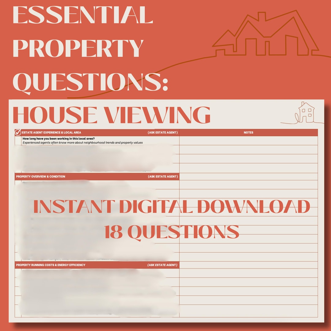 House Viewing Checklist: 18 Essential Questions for UK Home Buyers ...