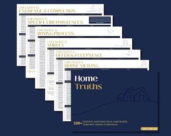 UK Home Buying Checklist | 100+ Questions Property Guide (Digital Download)