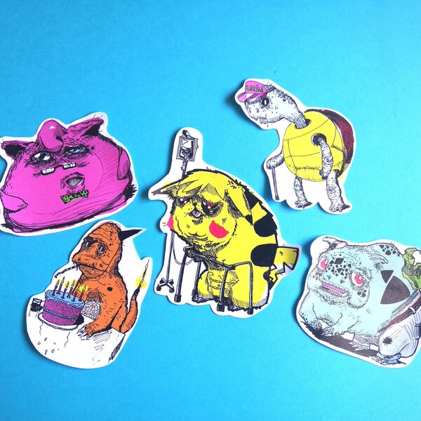 old pokemon stickers
