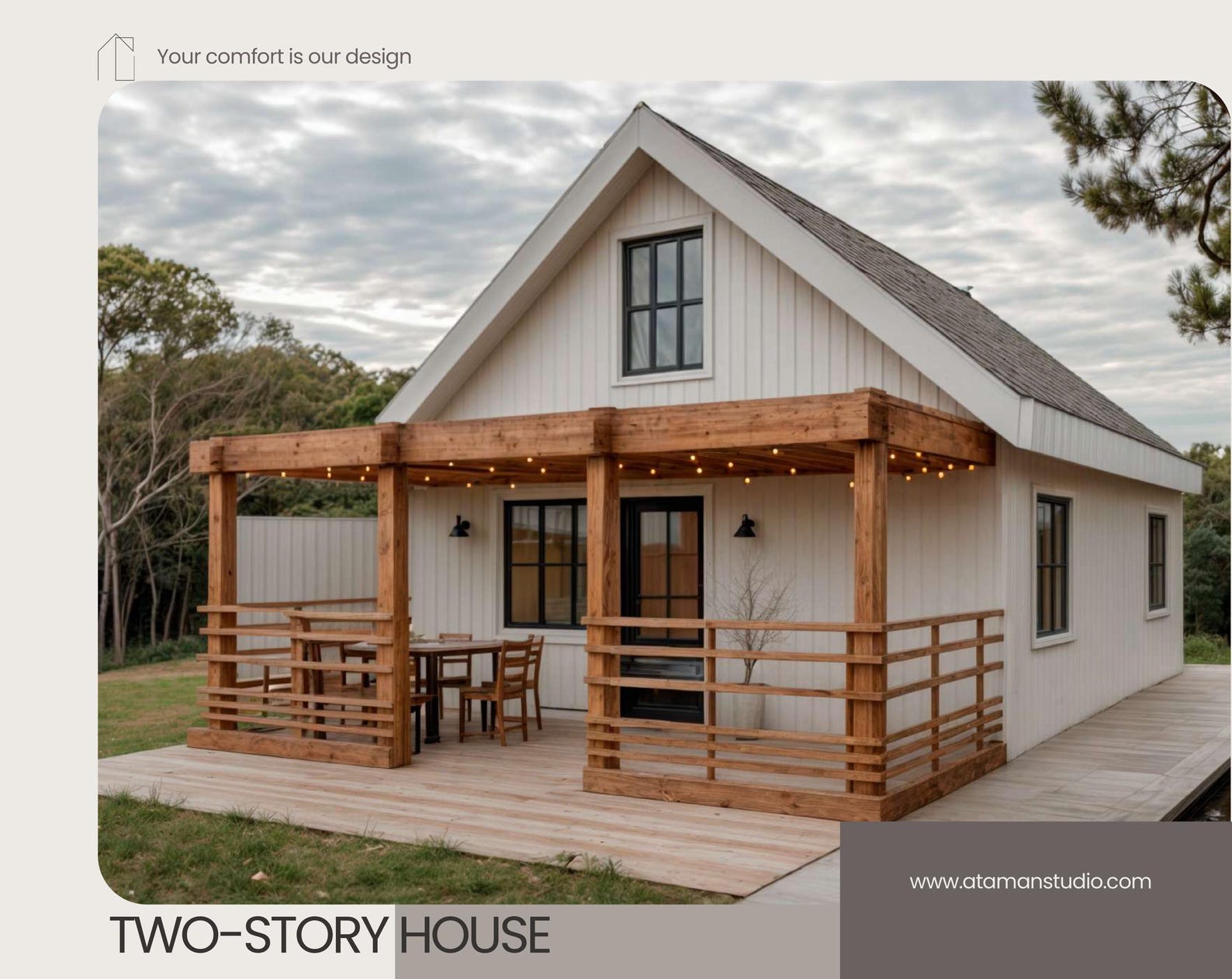 20x26 Cabin Plan – 640 Sq Ft Small House With Loft | 1 Bed Blueprint - Etsy